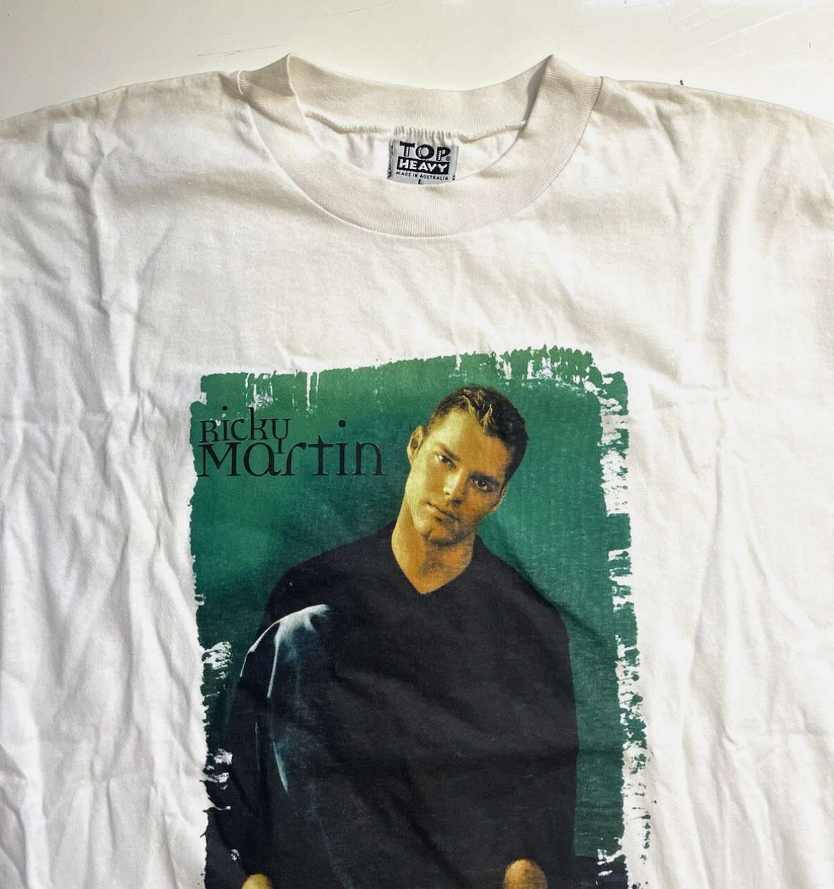 リッキー・マーティン 1999 Tシャツ リビン・ラ・ヴィダ・ロカ メンズ L