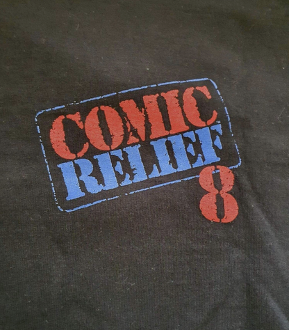 Comic Relief 8 Vintage 1998 T-shirt Robin Williams Movie Promo Mens L