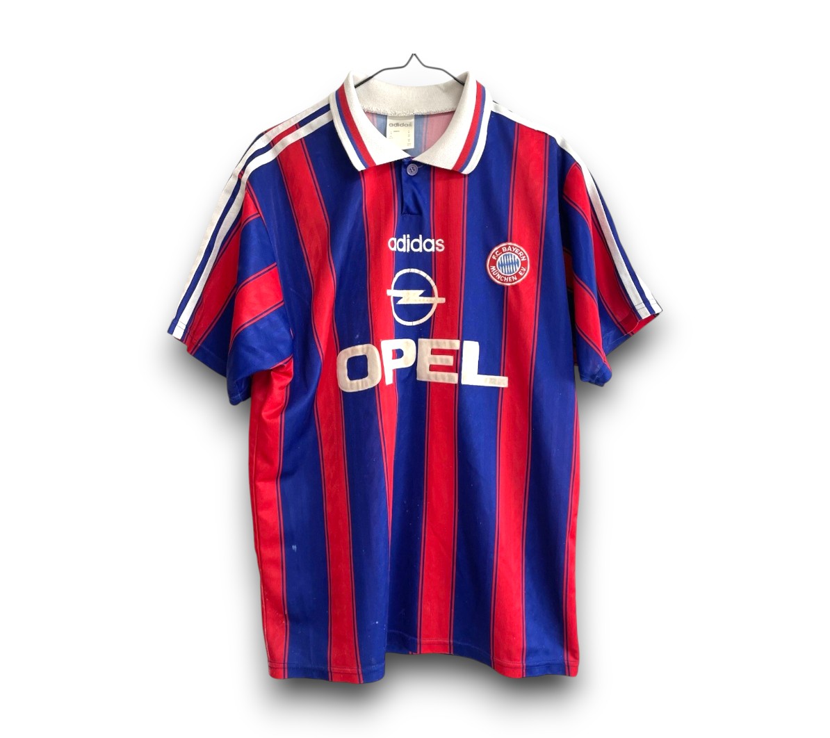 Adidas 1995-1997 Vintage Bayern Munich Home Soccer Jersey Mens M