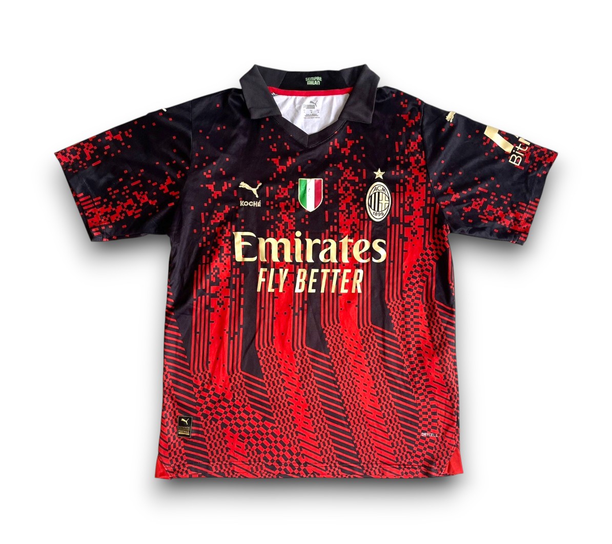Puma 2022/23 AC Milan x Koche 4th Jersey Kit Player Spec Mens M