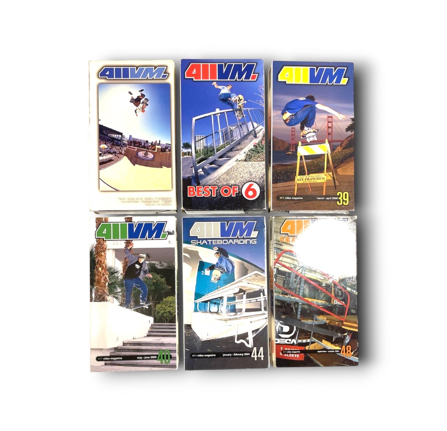 6x 411VM VHS Lot - Vol. 39 40 44 48 Best of 6 99 00