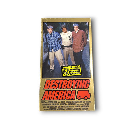 Hook-Ups Destroying America Skateboarding VHS Tape Tony Hawk Kirchart Birdhouse