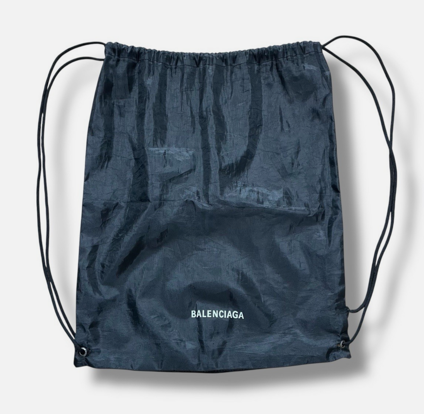 Balenciaga Black Drawstring Bag Dust Bag Backpack