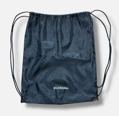 Balenciaga Black Drawstring Bag Dust Bag Backpack