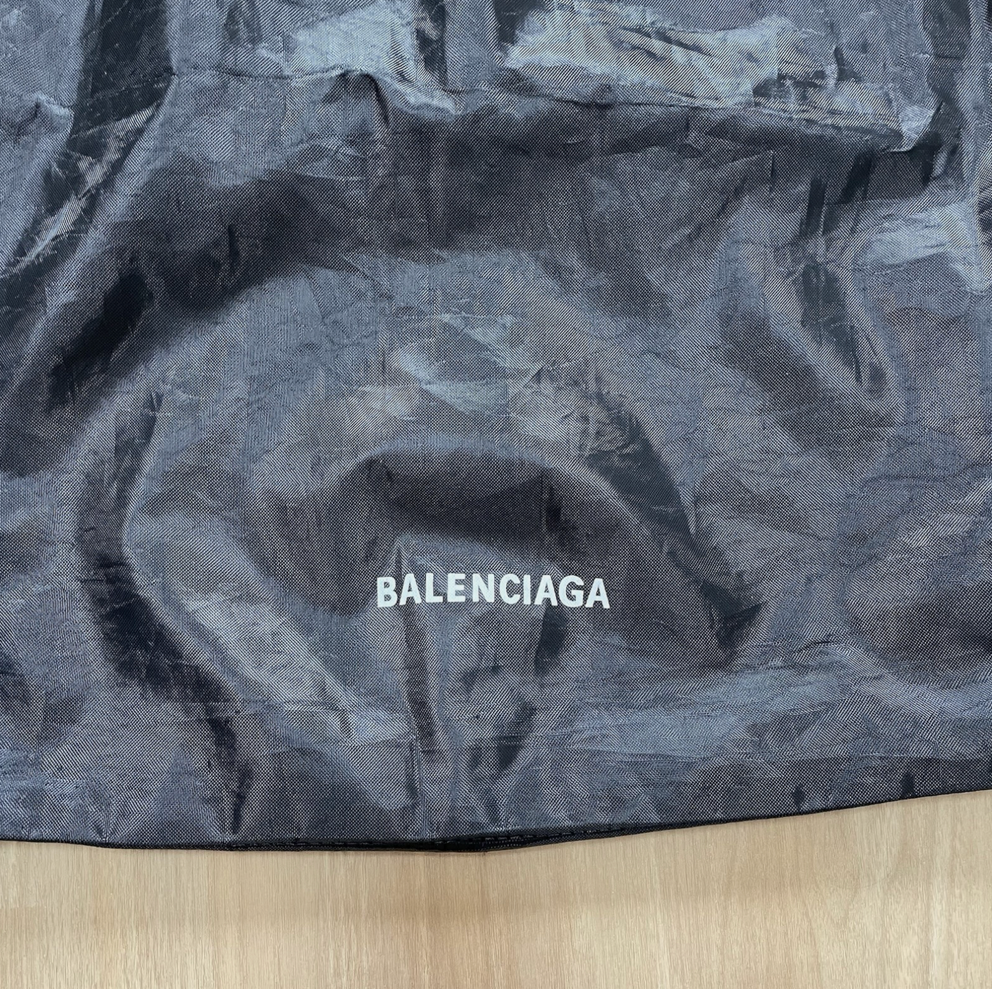 Balenciaga Black Drawstring Bag Dust Bag Backpack