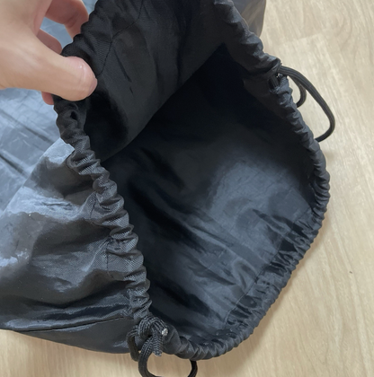 Balenciaga Black Drawstring Bag Dust Bag Backpack