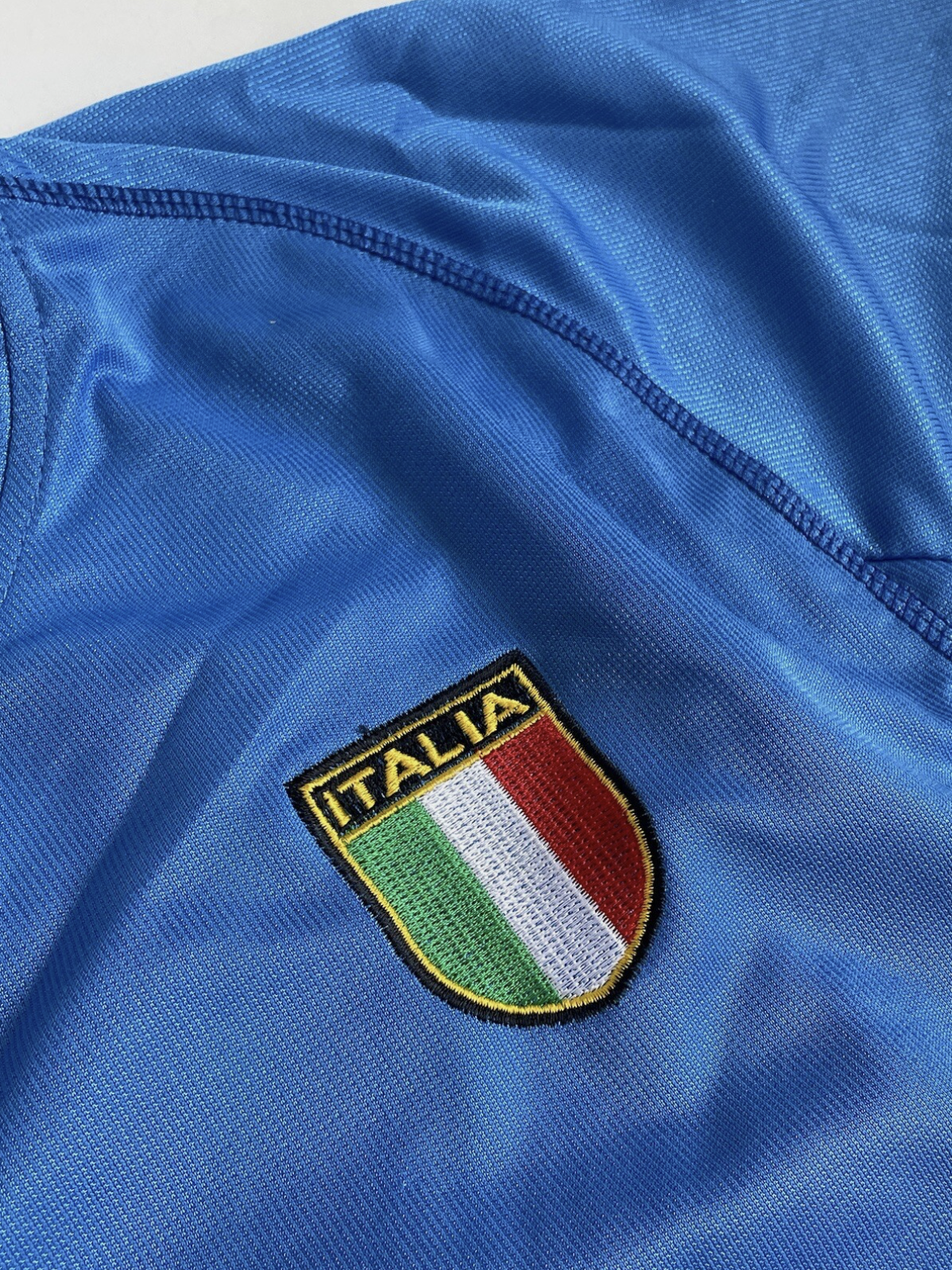 Italy Vintage Jersey Euro Home Kit Azzurri Mens L