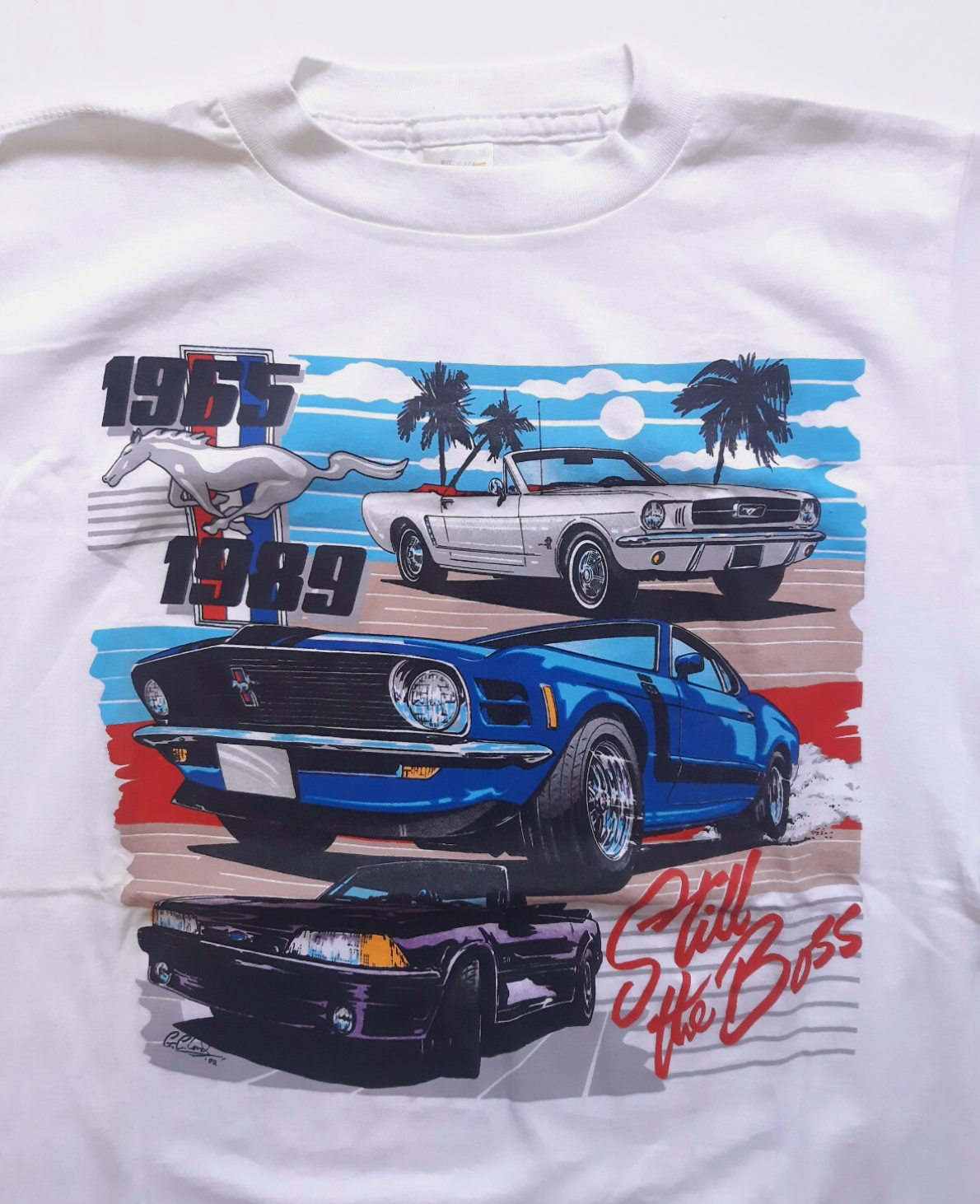 ヴィンテージ フォード マスタング Tシャツ スティル・ザ・ボス メンズ L ラージ