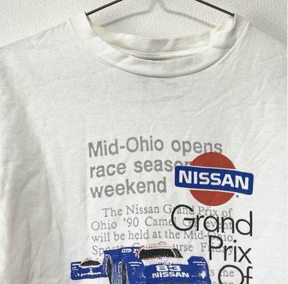 Nissan GT Datsun Vintage T-shirt Grand Prix Ohio Mens M