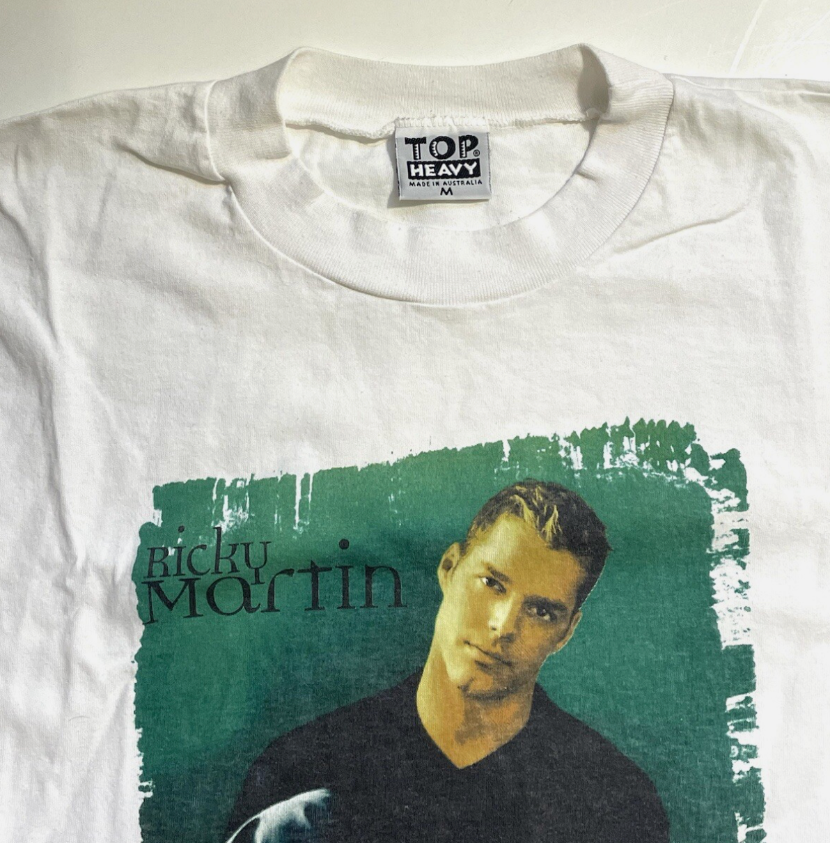 リッキー・マーティン ヴィンテージ Tシャツ Livin La Vida Loca メンズ M