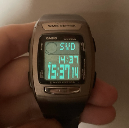 Casio FKT-300 Digital Wave Ceptor Watch Data Bank