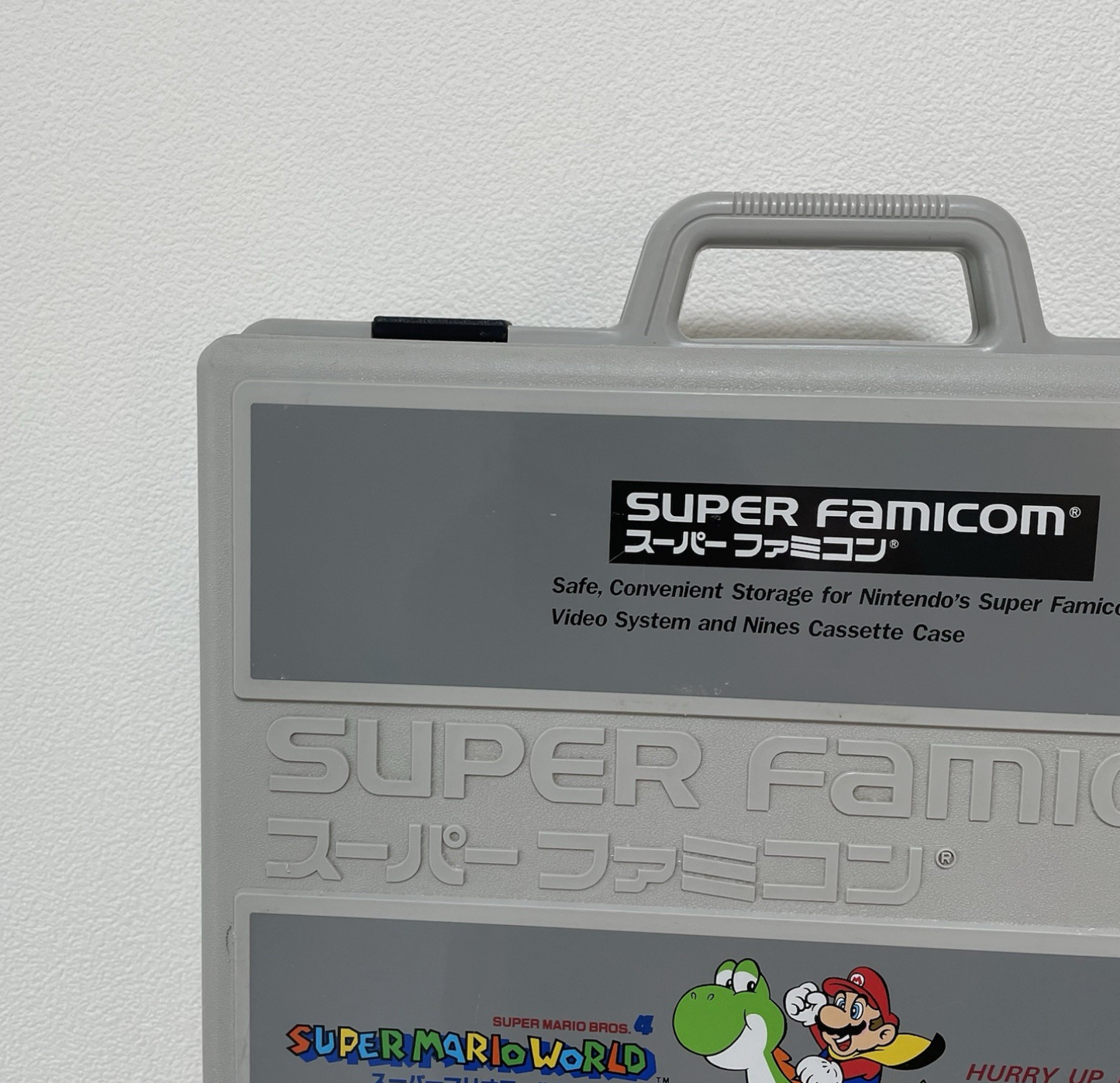 Nintendo Super Famicom Super Mario Hard Vintage Storage Case