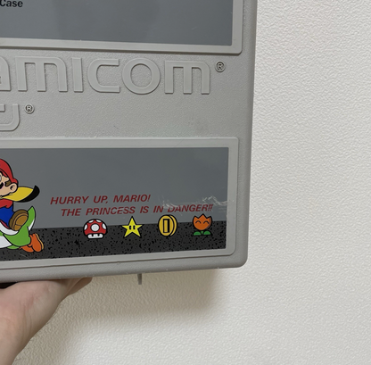 Nintendo Super Famicom Super Mario Hard Vintage Storage Case