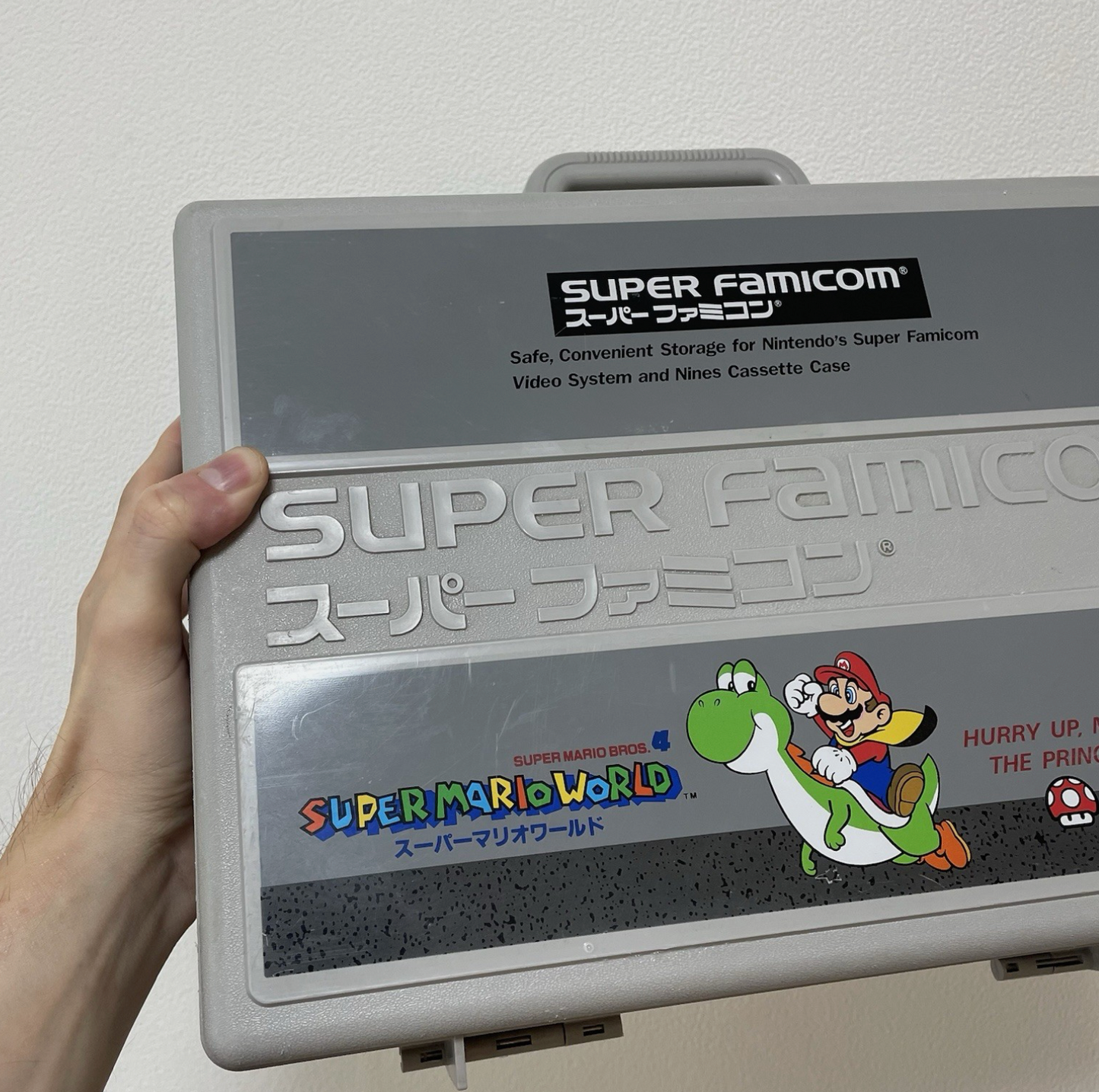 Nintendo Super Famicom Super Mario Hard Vintage Storage Case