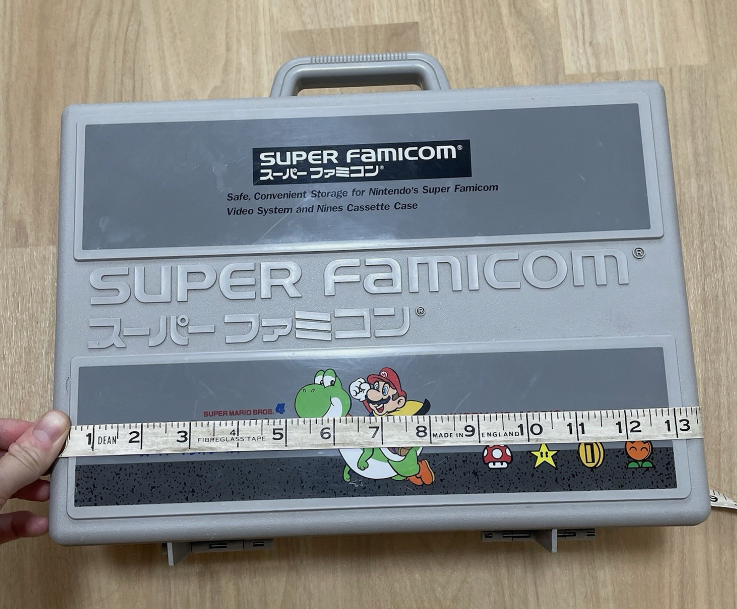 Nintendo Super Famicom Super Mario Hard Vintage Storage Case
