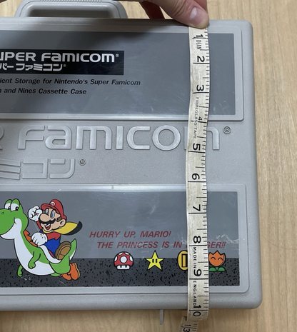 Nintendo Super Famicom Super Mario Hard Vintage Storage Case
