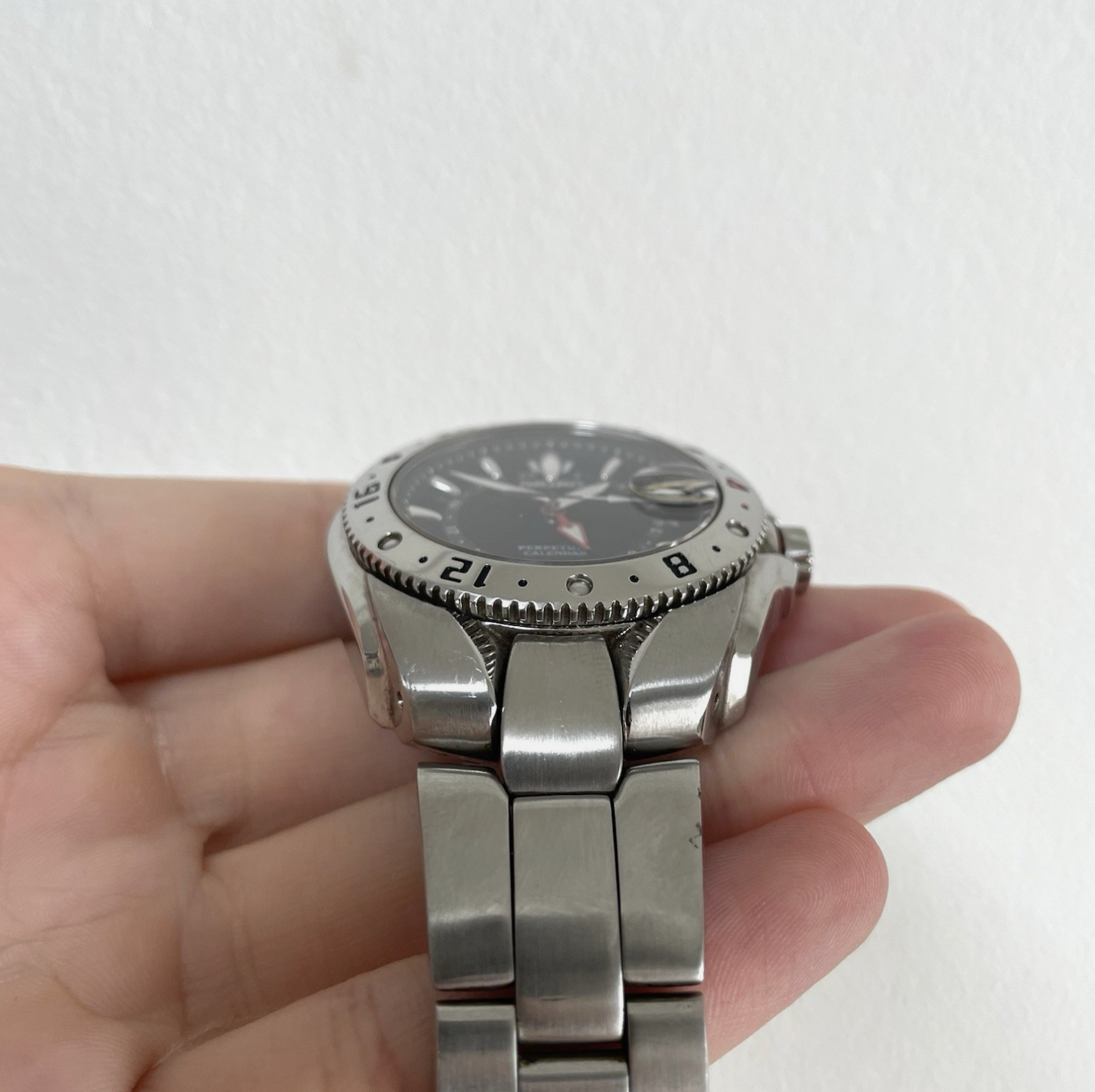 Seiko GMT Vintage 2000's Perpetual Calendar Mens Quartz Watch