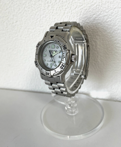 Seiko Alba Aqua Gear V782-0060 Vintage Quartz Dive Watch