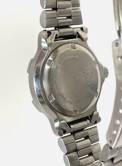 Seiko Alba Aqua Gear V782-0060 Vintage Quartz Dive Watch