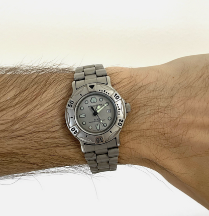 Seiko Alba Aqua Gear V782-0060 Vintage Quartz Dive Watch