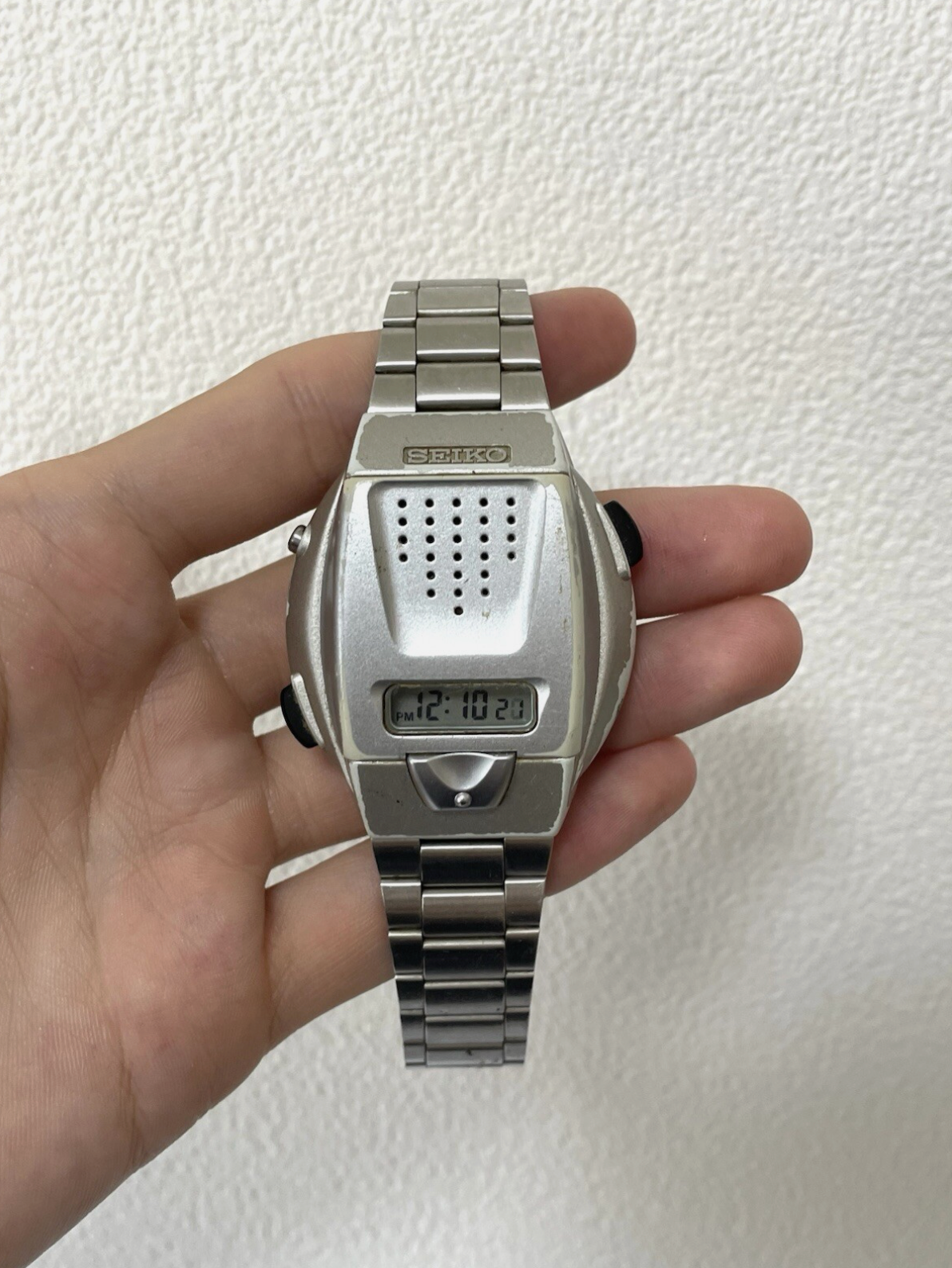 Vintage 1990's Seiko A860-4001 Japanese Talking Voice Watch