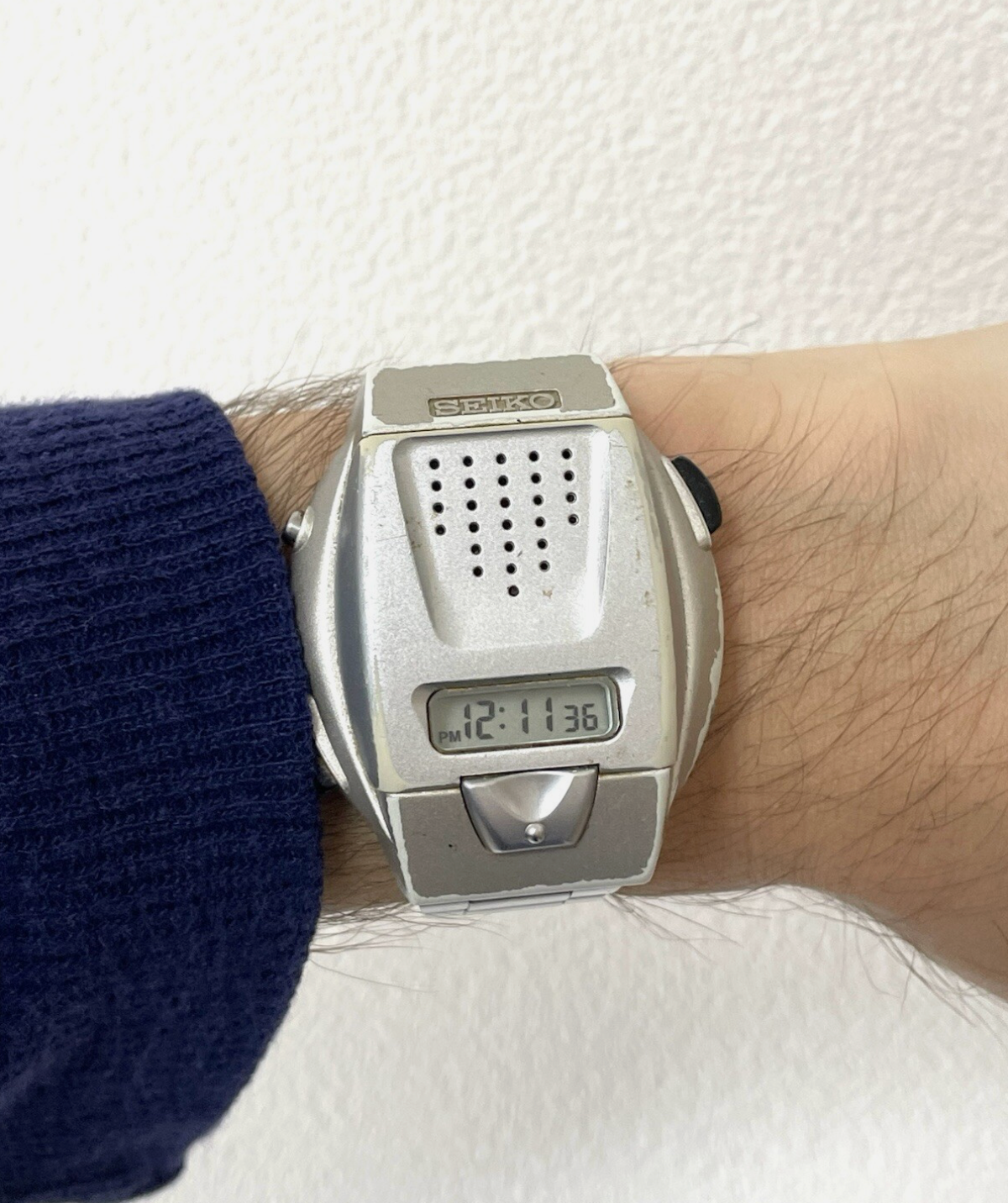 Vintage 1990's Seiko A860-4001 Japanese Talking Voice Watch