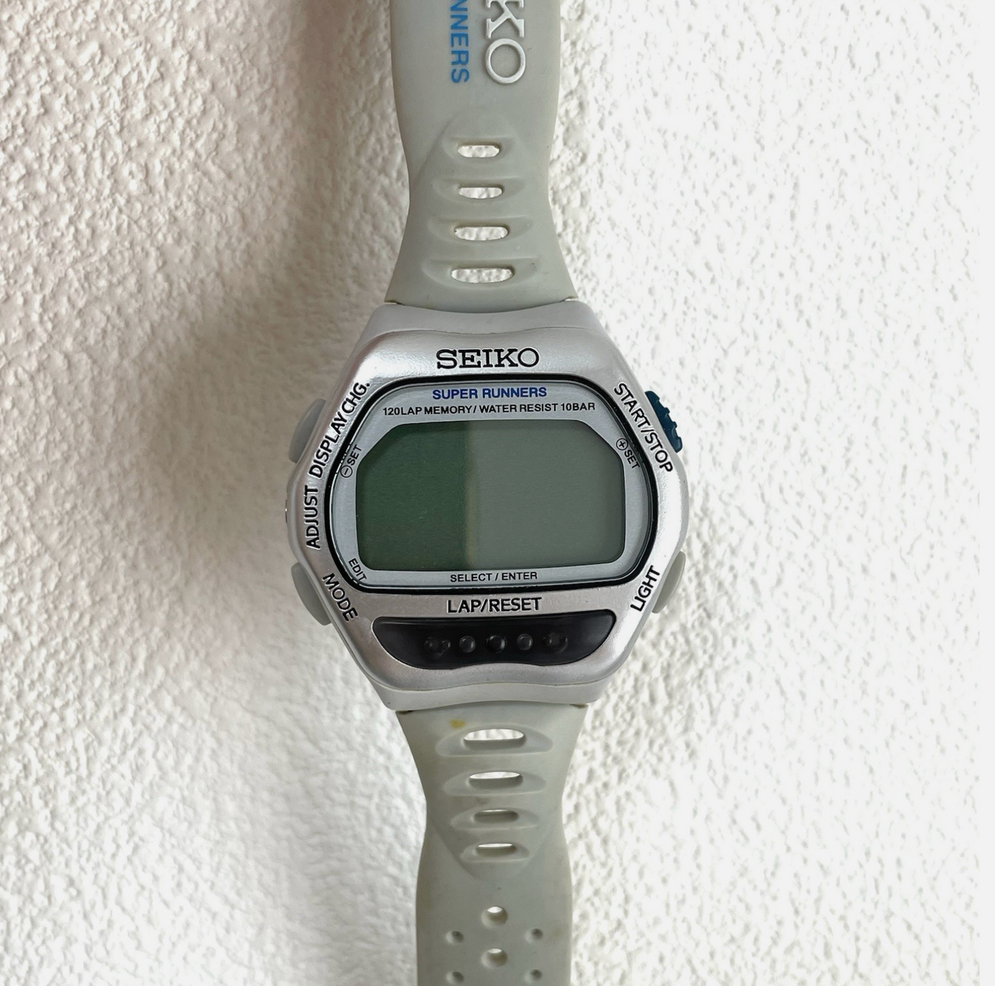 Seiko Super Runners S650-4000 Digital Watch (Grey)