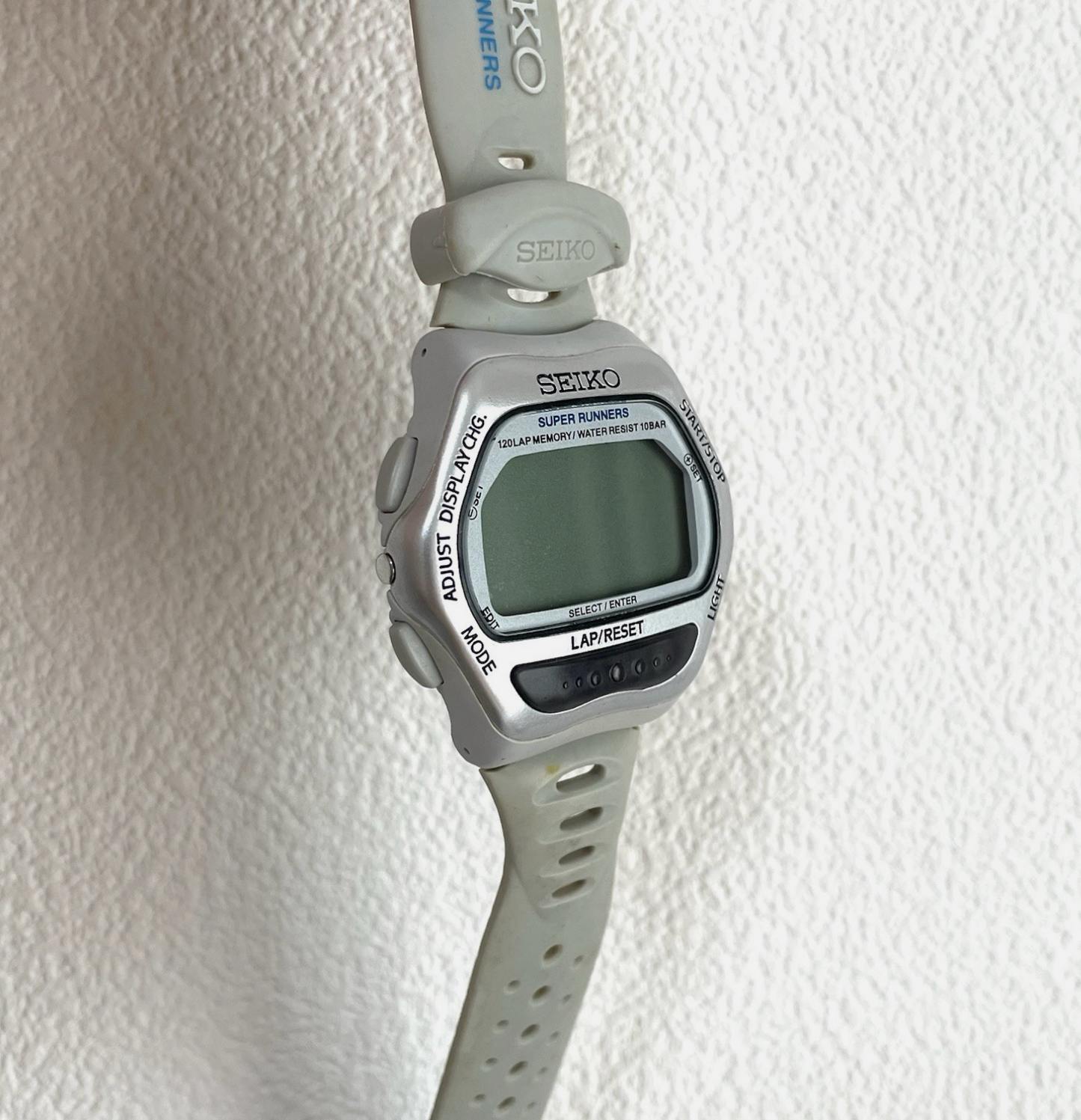 Seiko Super Runners S650-4000 Digital Watch (Grey)