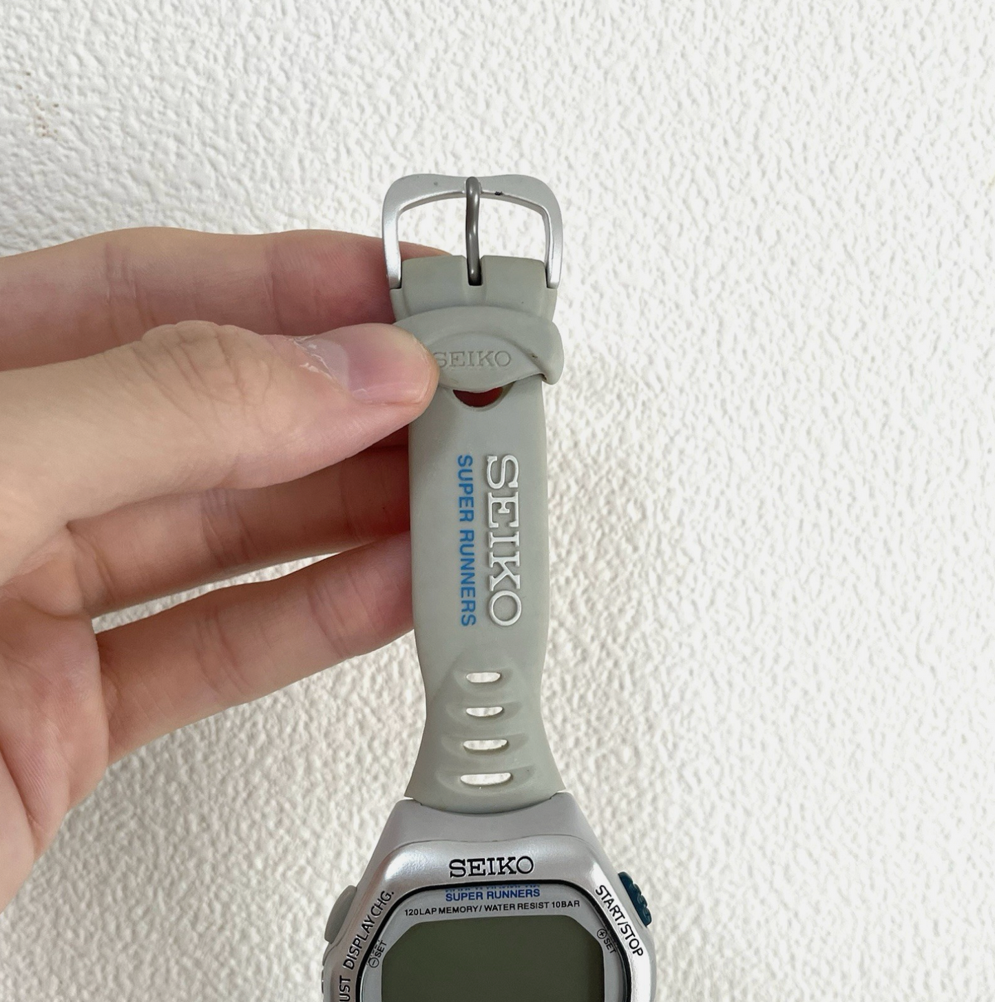 Seiko Super Runners S650-4000 Digital Watch (Grey)