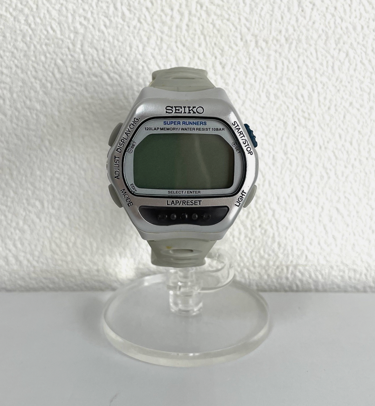 Seiko Super Runners S650-4000 Digital Watch (Grey)