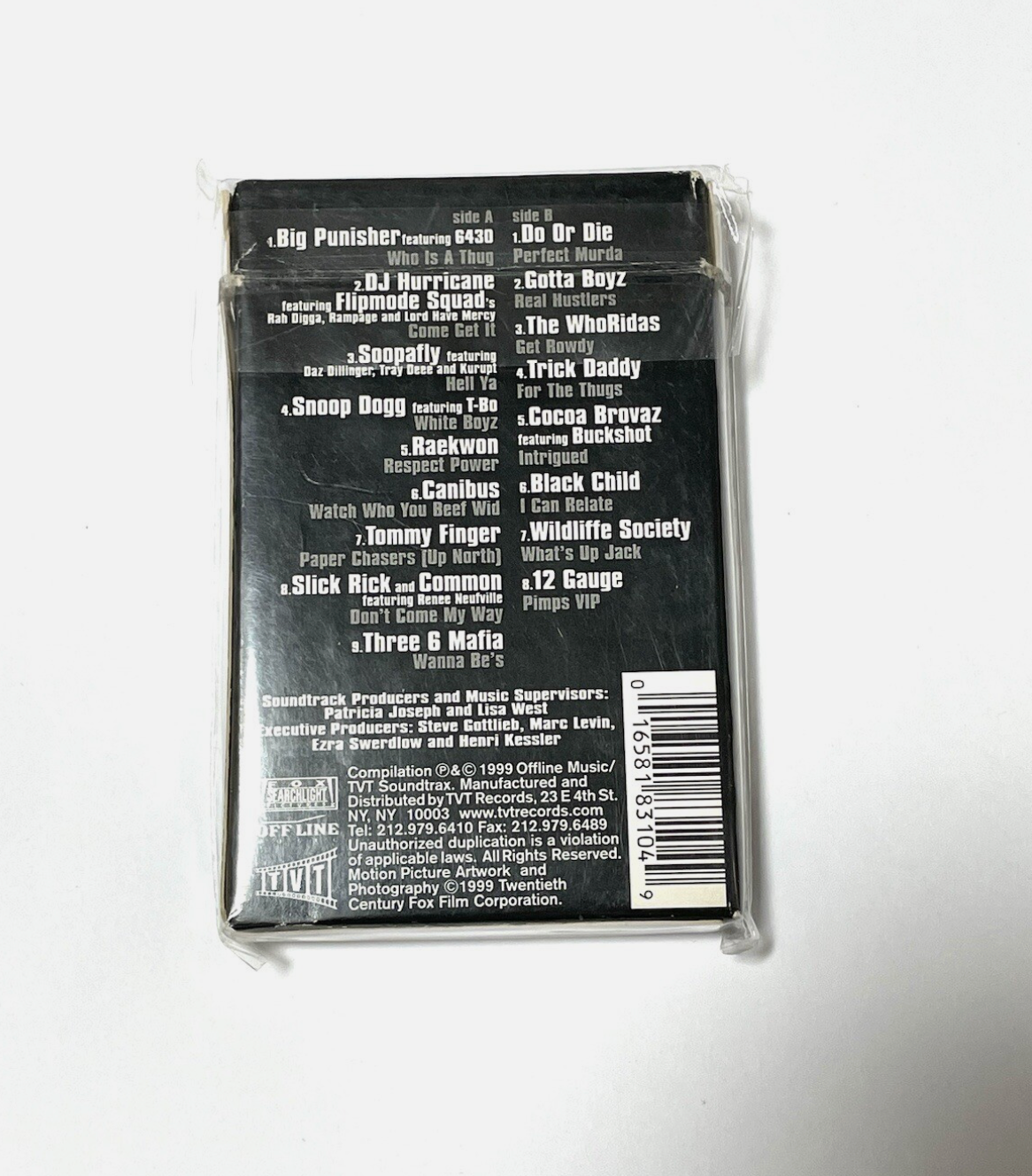 Whiteboys Motion Picture Cassette Tape