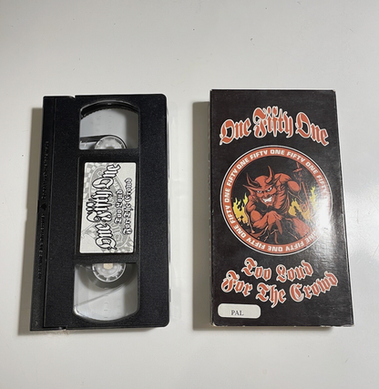 One Fifty One 151 Skateboards VHS Tape Too Loud For The Crowd 1998 Skate 90's