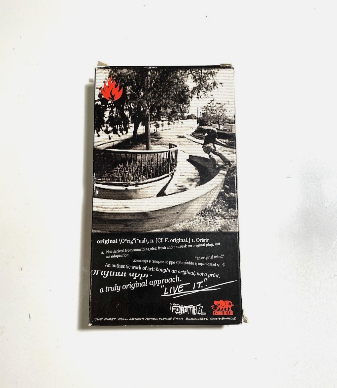 Black Label Kills 2001 VHS Skate Tape