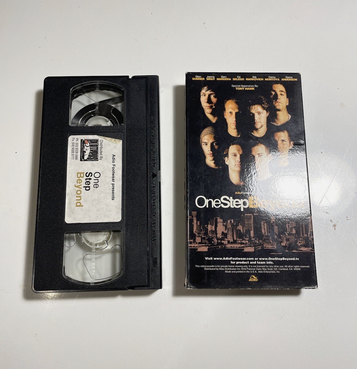 ADIO One Step Beyond VHS Video Tape