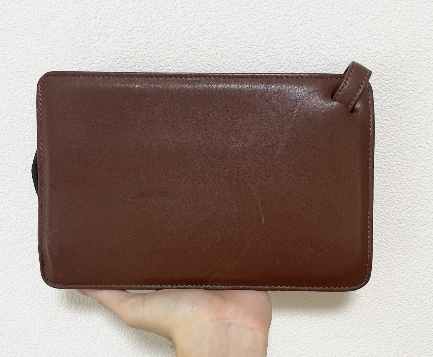 ケンゾー ヴィンテージレザー クラッチバッグ iPad Mini リストレットケース