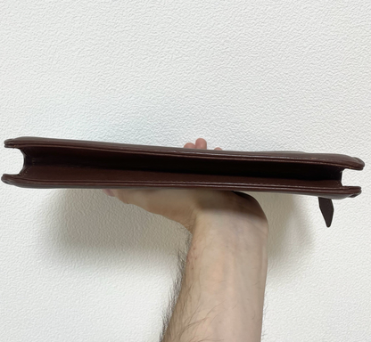 ケンゾー ヴィンテージレザー クラッチバッグ iPad Mini リストレットケース