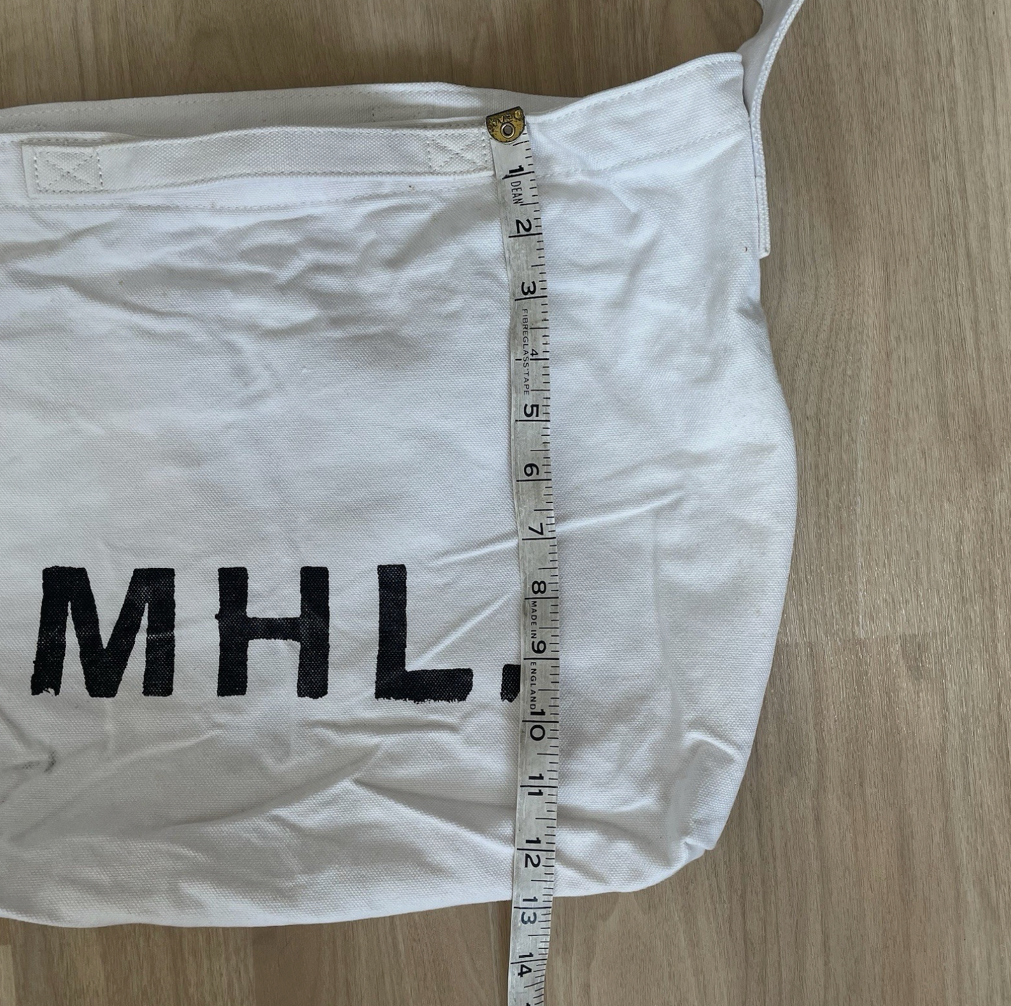 MHL Margaret Howell Canvas Tote Satchel Crossbody Shoulder Bag