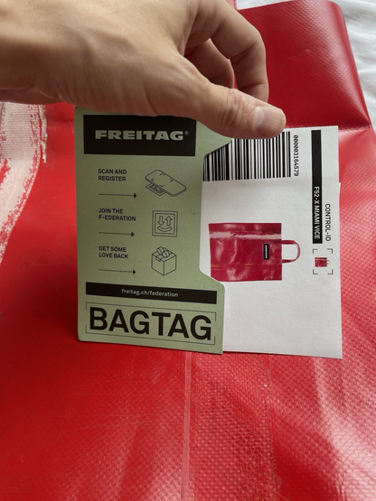 Freitag Miami Vice F52 Red Tote Hand Bag Shopper