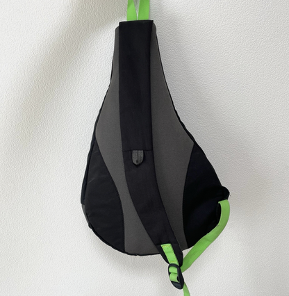 Nike Vintage 00's Crossbody Sling Bag Neon Green Swoosh Backpack