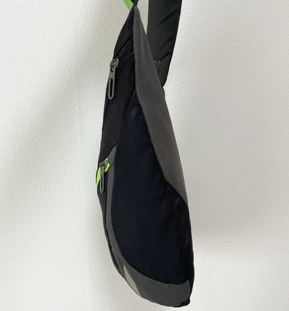 Nike Vintage 00's Crossbody Sling Bag Neon Green Swoosh Backpack
