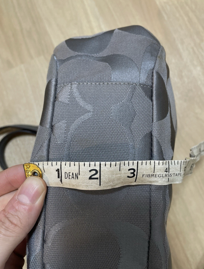 Coach Vintage 00's Handbag Grey Canvas Shoulder Tote