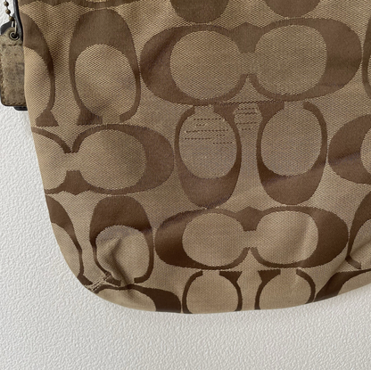 Coach Vintage F21905 Canvas Crossbody Shoulder Bag