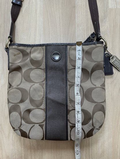 Coach Vintage F21905 Canvas Crossbody Shoulder Bag