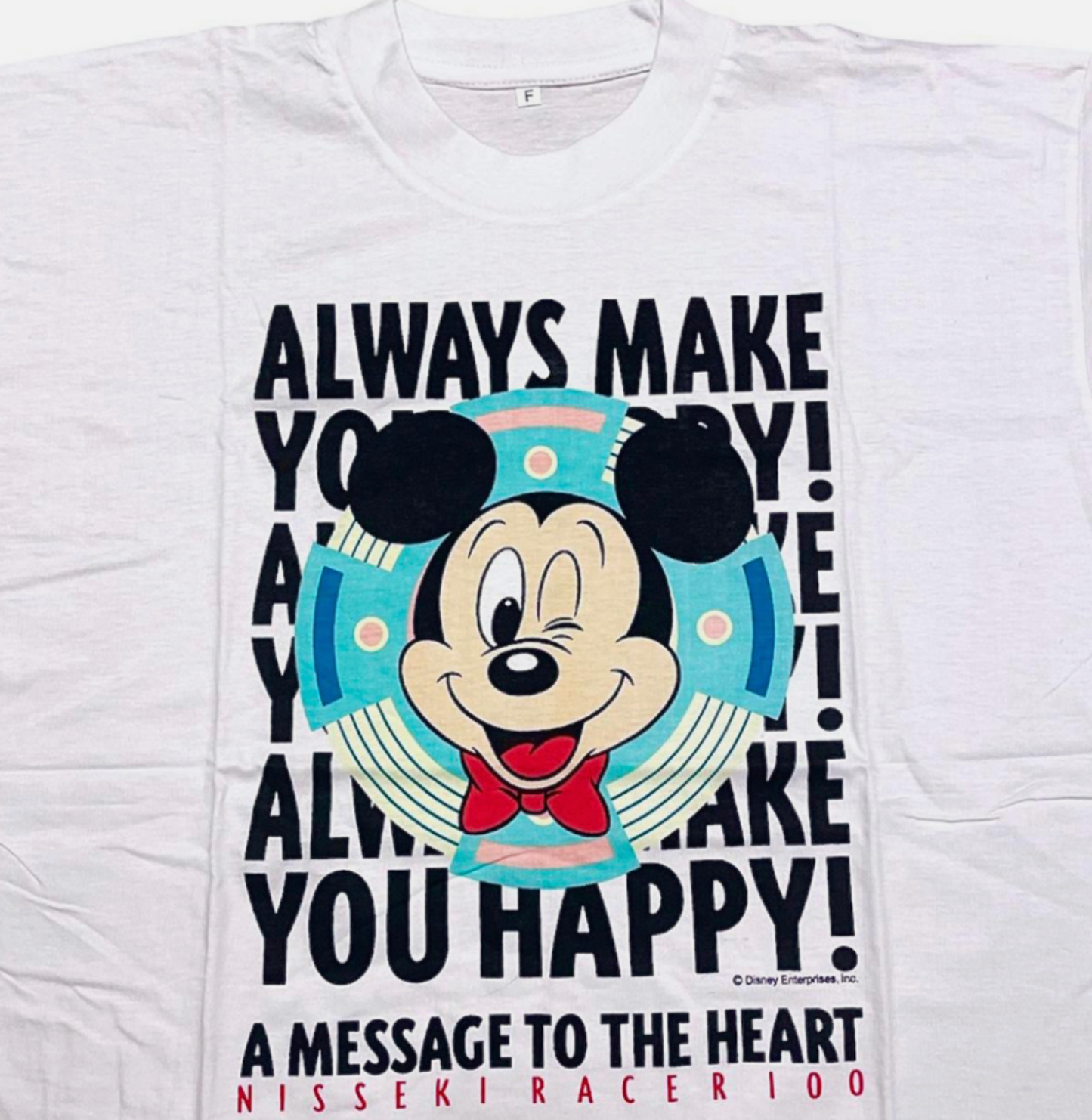 Disney Mickey Mouse Japan Vintage T-shirt White Men’s L