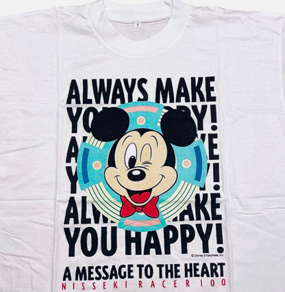 Disney Mickey Mouse Japan Vintage T-shirt White Men’s L