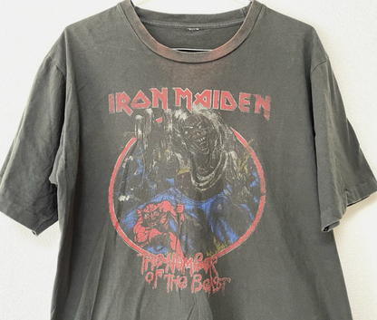 Iron Maiden The Number Of The Beast Vintage T-Shirt Mens L