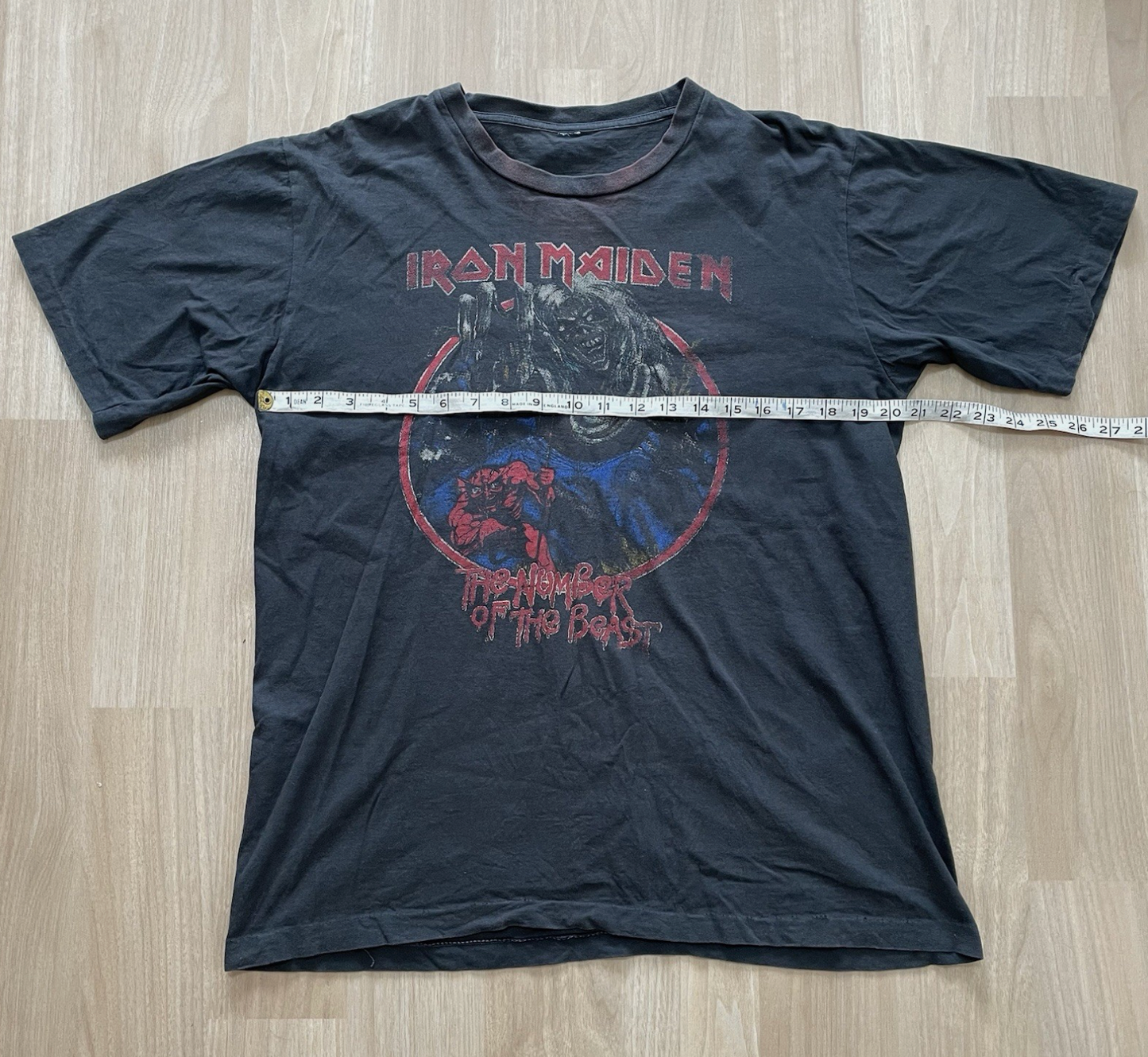 Iron Maiden The Number Of The Beast Vintage T-Shirt Mens L