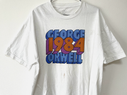 J. ガルト ジョージ・オーウェル 1984 ヴィンテージ Tシャツ メンズ XL