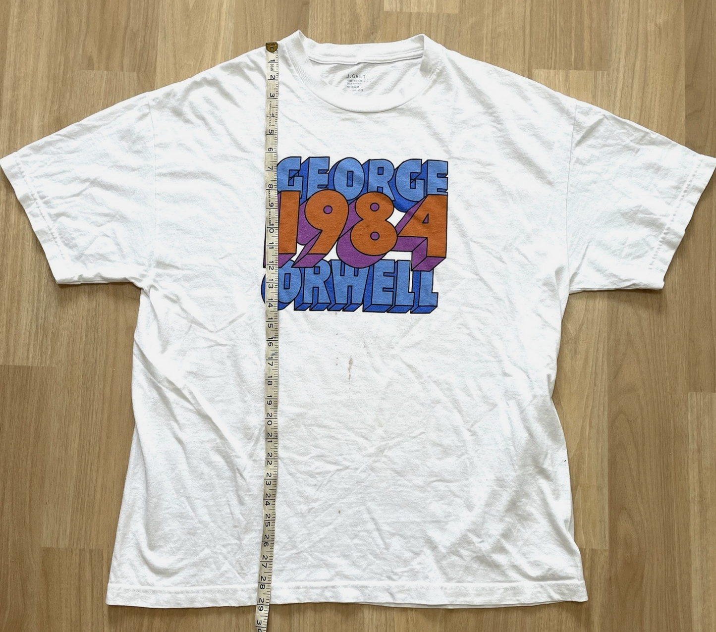 J. ガルト ジョージ・オーウェル 1984 ヴィンテージ Tシャツ メンズ XL