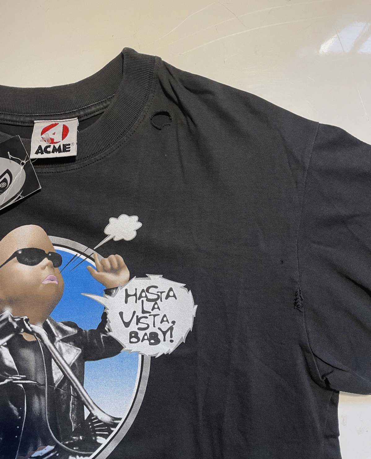 Ooga Chaka Dancing Baby Vintage T-shirt Terminator Mens Large L